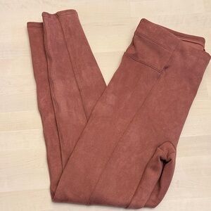 Like New SPANX Faux Suede Leggings